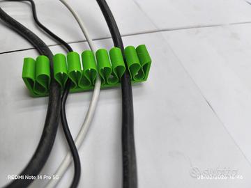 Organizzatore di cavi stampato in 3D – 10 misure –
