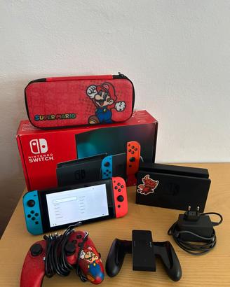 Nintendo Switch 32gb + controller super mario