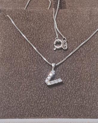 collana argento 925 con ciondolo 