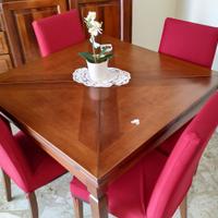 TAVOLO LEGNO MASSELLO ALLUNGABILE
