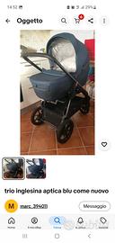 trio inglesina aptica xt completo blu