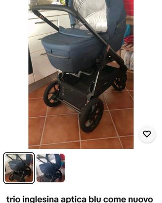 trio inglesina aptica xt completo blu