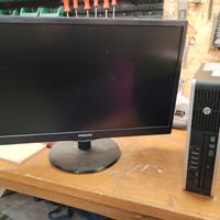 Pc completo con Monitor, tastiera e mouse 