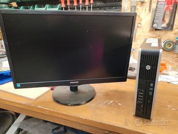 Pc completo con Monitor, tastiera e mouse 