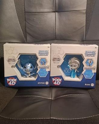 Action Figure Elsa + Stitch 100Anniversario Disney
