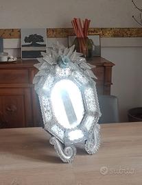 Specchio  da tavolo veneziano. vintage elegante