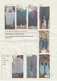 Divisa completa uomo per scuola alberghiera