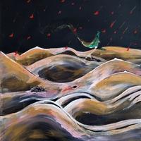 Quadro colori acrilici 40x50cm - Dune Nude