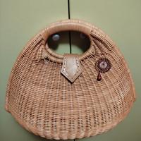 Borsa rigida in rattan