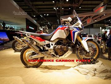 Honda africa twin - impianto di scarico termignoni