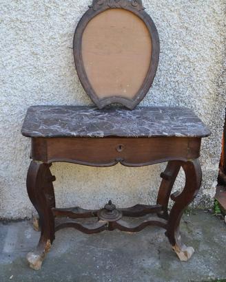 Toletta fine ‘800 stile Luigi Filippo palissandro