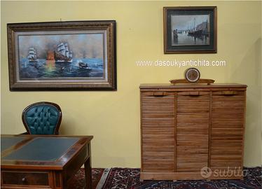 Schedario-classificatore a tripla serranda