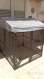 gabbia per cani di taglia media  per esterno 
