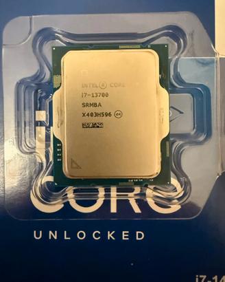 Processore Intel Core I7 13700 NON FUNZIONANTE