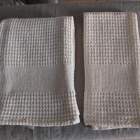 Asciugamani nido d'ape bianco 1 persona Re Sole