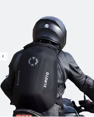 Zaino rigido sagomato moto scooter impermeabile