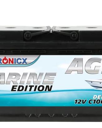 Batteria AGM 140ah 12V per camper e barche