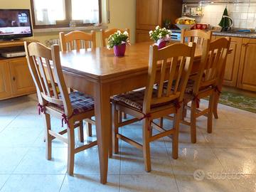 Tavolo in rovere 180 X 100 allungabile fino a 280