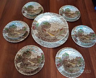 Servizio frutta/dolci 14 pezzi - Myott, Son & Co.