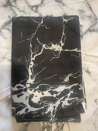 Copri piumino e copri cuscini marmo nero