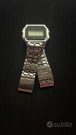 Orologio digitale retrò stile Casio - Acciaio inox