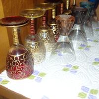 bicchieri per per liquori in vetro di murano 