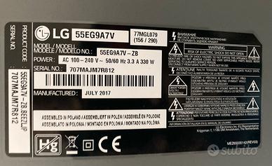 Ricambi per Televisore LG oled 55’