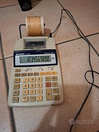 Calcolatrice Sharp EL-1750P vintage 