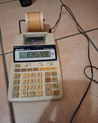 Calcolatrice Sharp EL-1750P vintage 