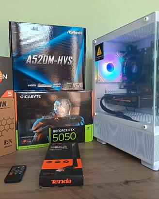 Pc gaming nuovo bianco