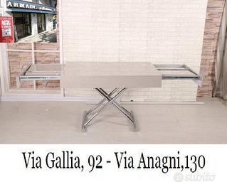 Tavolino trasformabile assist 09 cappuccino-TAVOLI