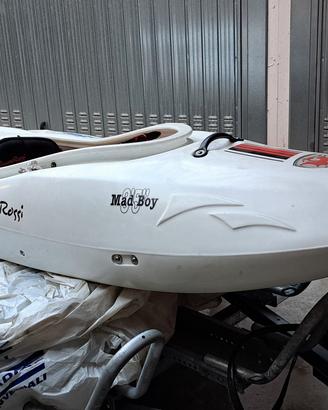 Canoa kayak da discesa fluviale Dragorossi Madboy 