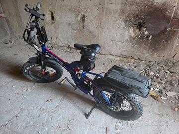 bicicletta elettrica bi-max xl ARGENTO 500W