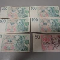 550 KORUN CORONE BANCONOTE REPUBBLICA CECA pbpb