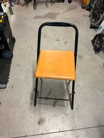 Sgabello legno pieghevole