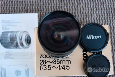 Nikon zoom 28-85 f2,8 ais- macro - perfetto