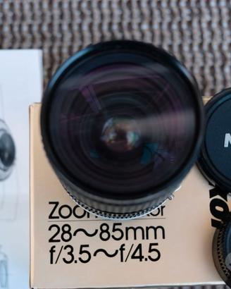Nikon zoom 28-85 f3,5-4,5- ais- macro - perfetto