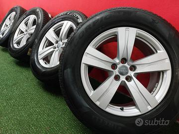 Cerchi Audi Q7 4M Originali Gomme Invern 255 60 18