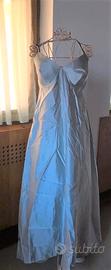 Vestito da sera pura seta Grigio perla