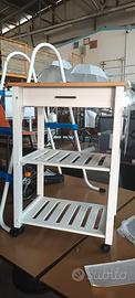 CARRELLO DA CUCINA IN LEGNO MASSELLO DI PINO