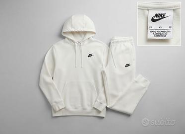 Tuta nike completa bianca