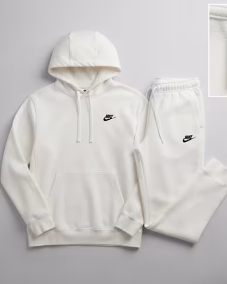 Tuta nike completa bianca
