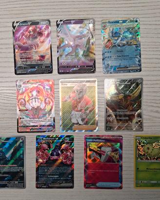 lotto 10 carte pokemon 