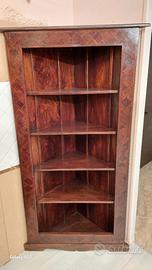 Libreria a angolo 70x70 cm in legno massello