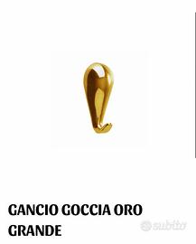 Gancio per quadri goccia oro