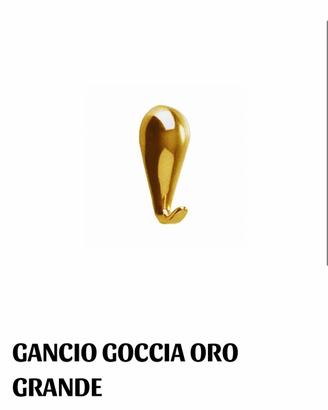 Gancio per quadri goccia oro