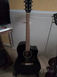Fender acustica elettrificata CD 60SCE