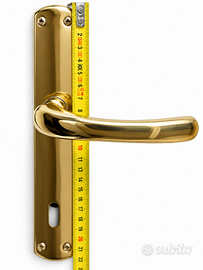 Coppia maniglie vintage per porte interne finitura