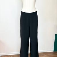 Pantaloni eleganti in cady nero