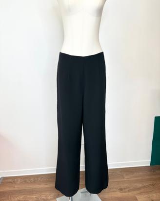 Pantaloni eleganti in cady nero